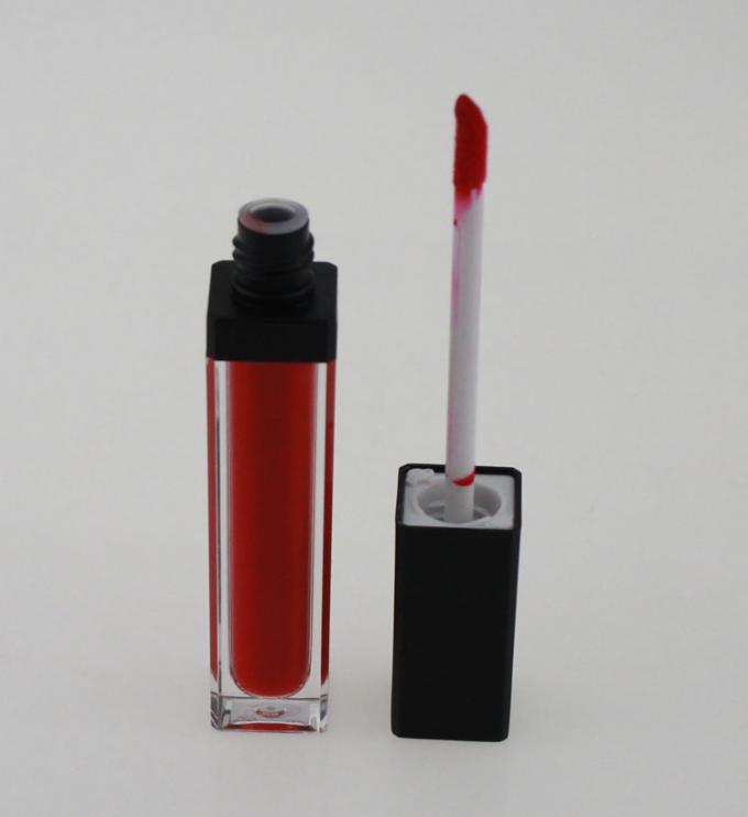 Rouge à lèvres mat de finition de lèvre de cosmétiques de maquillage de couleur liquide durable du lustre 24