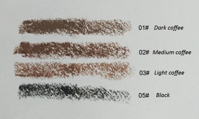 Produits de maquillage minéraux de sourcils de crayon de sourcil de tête de double de marque de distributeur d'OEM