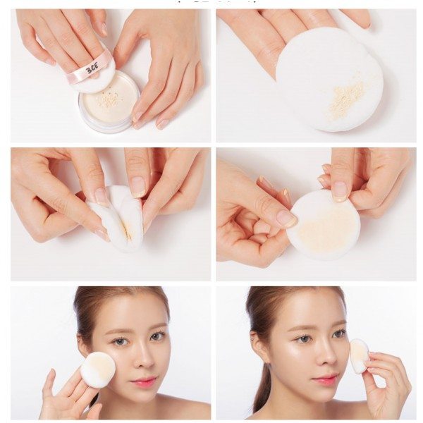 Les femmes contournant les produits de maquillage 20g pèsent la poudre sèche pour la peau huileuse