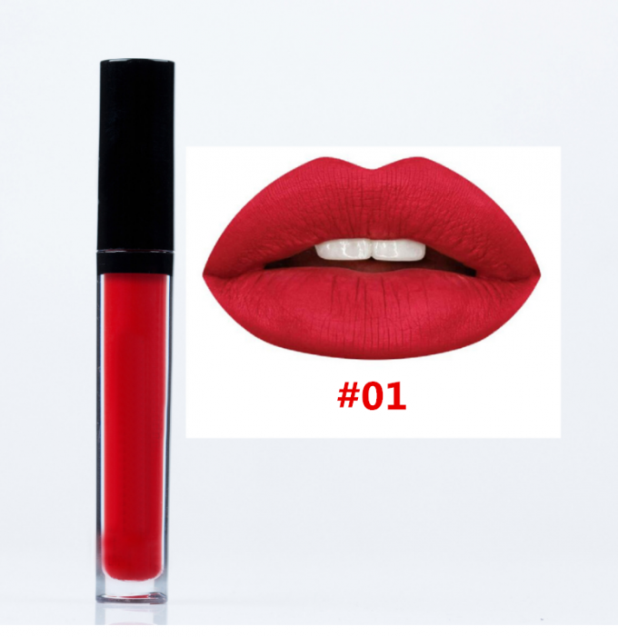 Le rouge à lèvres liquide mat de marque de distributeur font à votre propre logo durable imperméable