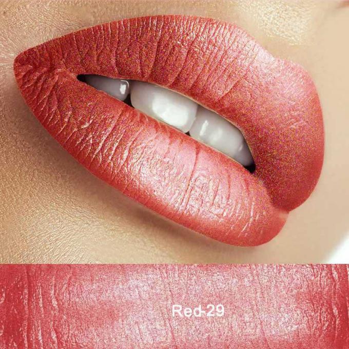 Rouge à lèvres durable de lèvre de couleurs métalliques portatives des produits de maquillage 30