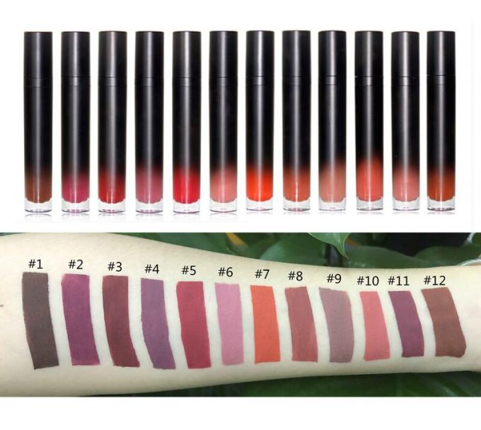 Les produits de maquillage mous sexy de lèvre imperméabilisent le rouge à lèvres liquide durable de colorant mat de velours