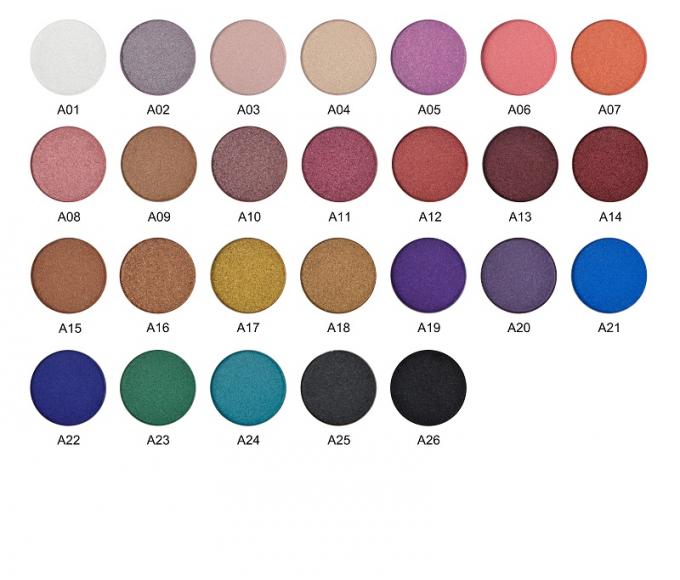 Trous mats de la palette 12 de couleurs d'oeil de maquillage de fard à paupières de miroitement élevé multi du colorant DIY
