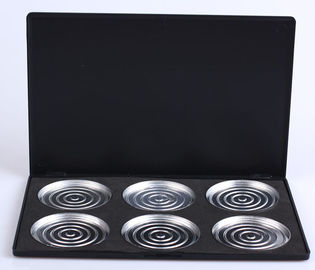 Palette magnétique vide de fard à paupières d'ODM d'OEM avec la taille en aluminium de la casserole 15X10X1CM