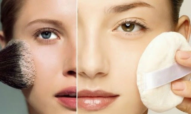 Maquillage crème durable de poudre de visage de kit de découpe avec la coutume de couleur de miroir