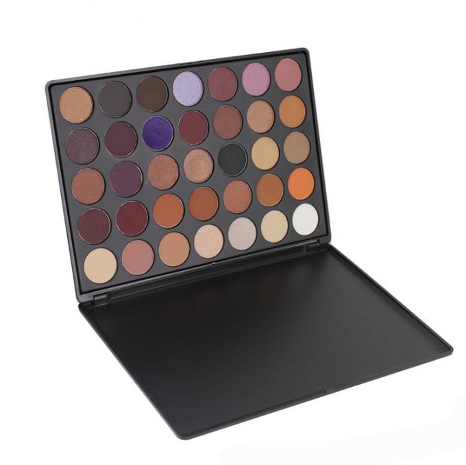 L'étincelle/chauffent les couleurs mates de fard à paupières pour des yeux de Brown, maquillage de base