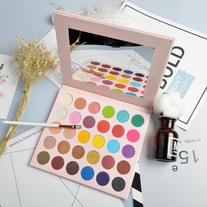 La palette de fard à paupières de maquillage de 30 couleurs, palette colorée de maquillage font votre propre copie