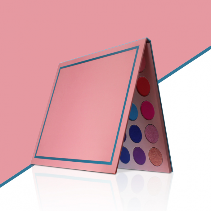 Le fard à paupières DIY de maquillage d'oeil de forme de poudre choisissent la palette de couleurs faite sur commande vident 30 trous