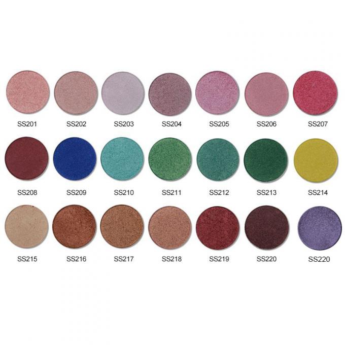 Le fard à paupières DIY de maquillage d'oeil de forme de poudre choisissent la palette de couleurs faite sur commande vident 30 trous