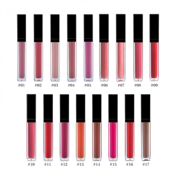 17 produits de maquillage de lèvre de couleurs hydratant l'approbation imperméable brillante de Lipgloss MSDS